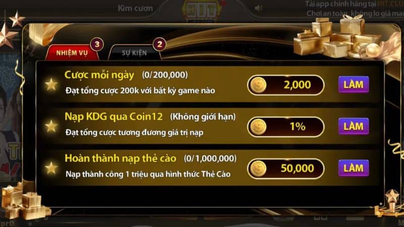 Hitclub thường xuyên có các chương trình khuyến mãi hấp dẫn