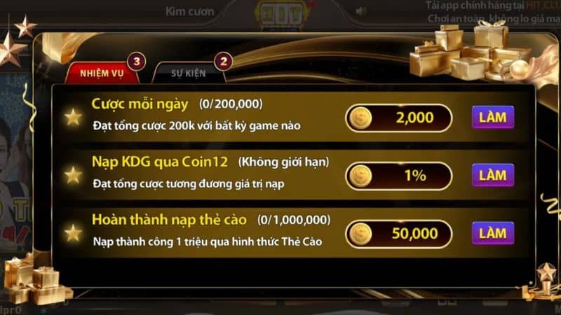 Hitclub thường xuyên có các chương trình khuyến mãi hấp dẫn