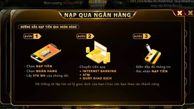 Khuyến mãi được yêu thích nhất tại Hitclub là khuyến mãi nạp tiền
